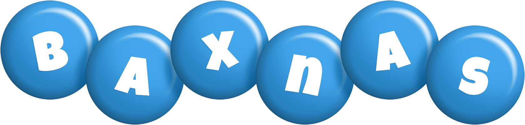 Baxnas candy-blue logo