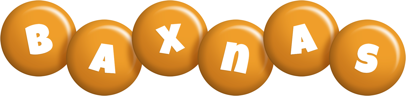 Baxnas candy-orange logo
