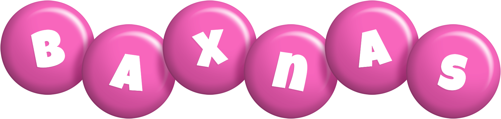 Baxnas candy-pink logo