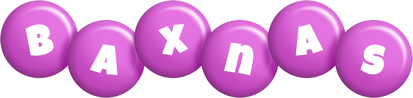 Baxnas candy-purple logo