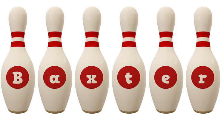 Baxter bowling-pin logo