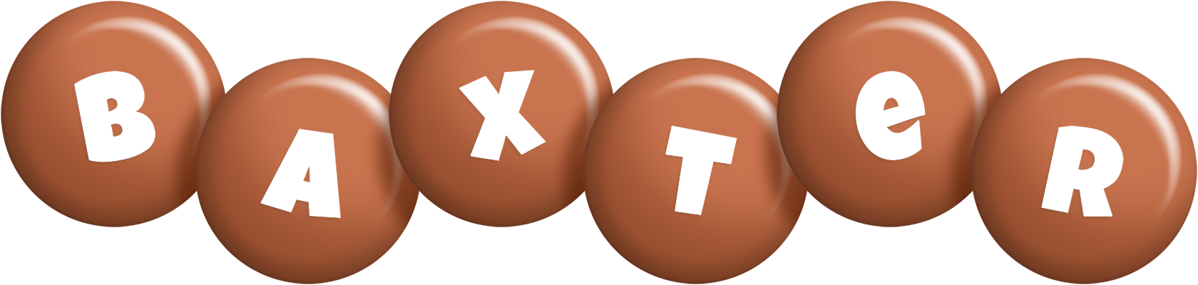 Baxter candy-brown logo