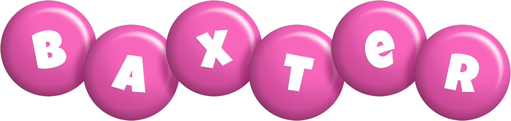 Baxter candy-pink logo