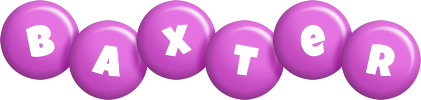 Baxter candy-purple logo