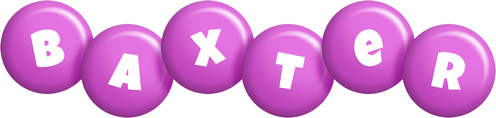 Baxter candy-purple logo