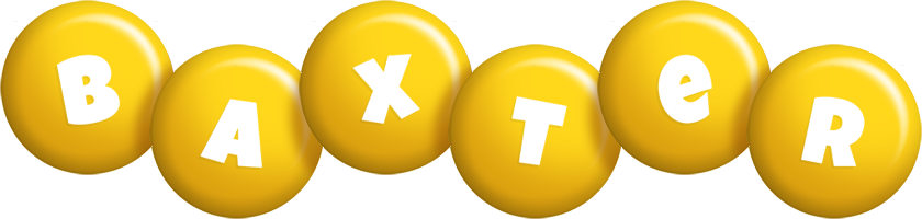 Baxter candy-yellow logo