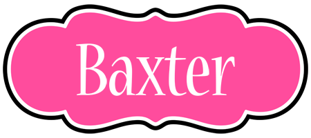 Baxter invitation logo