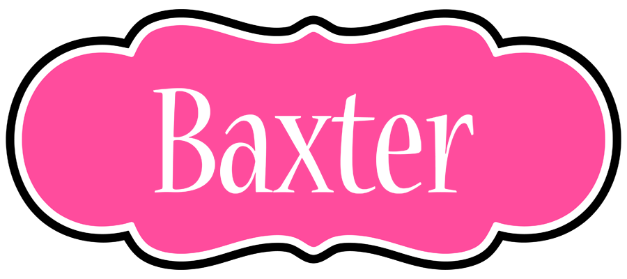 Baxter invitation logo