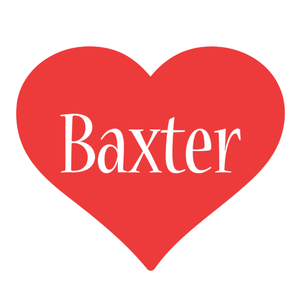 Baxter love logo