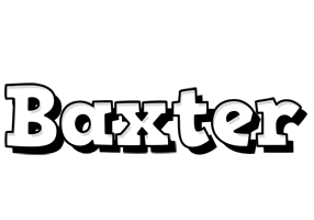 Baxter snowing logo