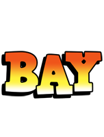 Bay sunset logo