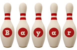 Bayar bowling-pin logo