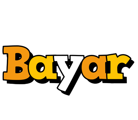 Bayar cartoon logo