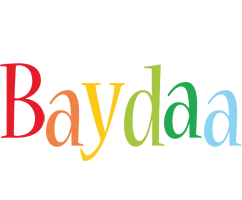 Baydaa birthday logo