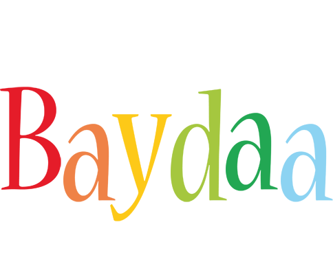 Baydaa birthday logo