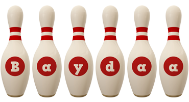 Baydaa bowling-pin logo