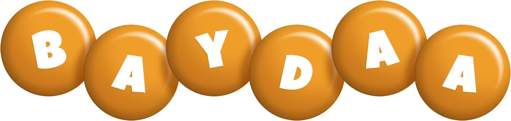 Baydaa candy-orange logo