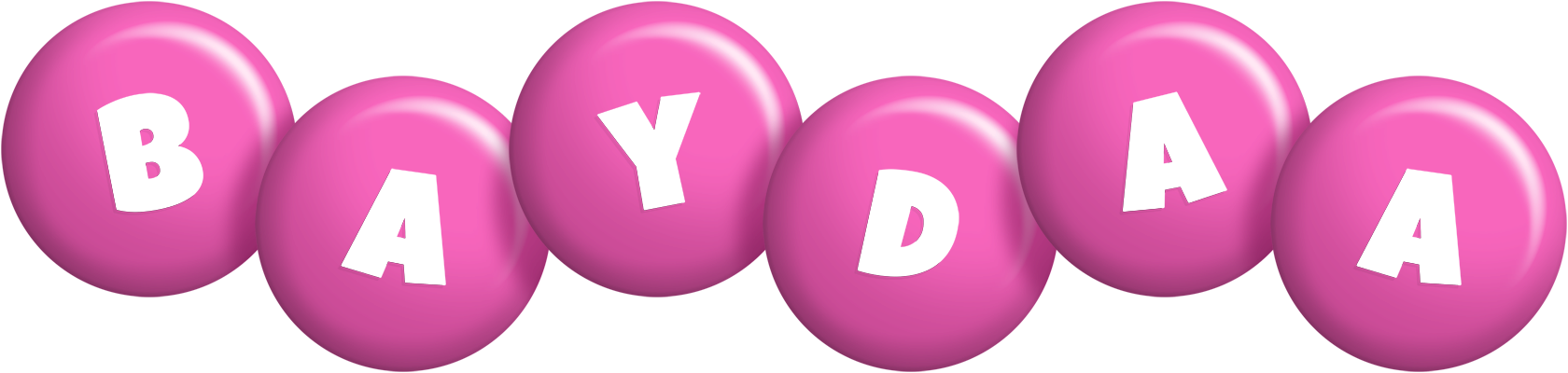 Baydaa candy-pink logo