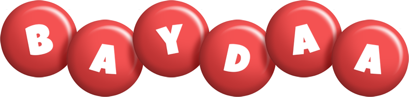 Baydaa candy-red logo