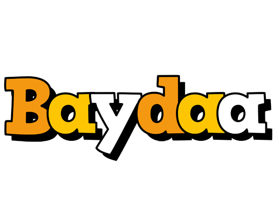 Baydaa cartoon logo