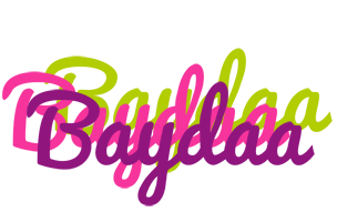 Baydaa flowers logo