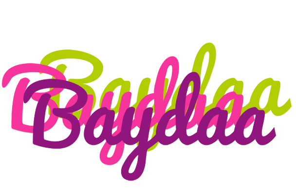 Baydaa flowers logo