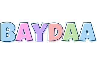 Baydaa pastel logo