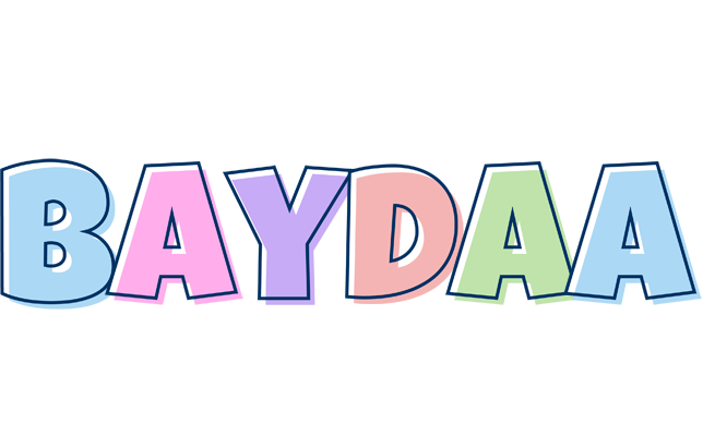Baydaa pastel logo