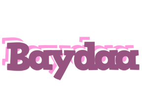 Baydaa relaxing logo