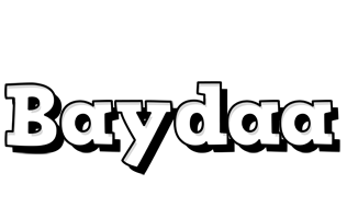 Baydaa snowing logo