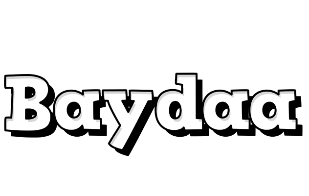 Baydaa snowing logo