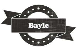 Bayle grunge logo