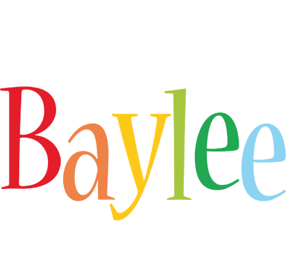 Baylee birthday logo
