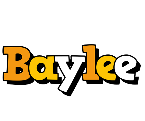 Baylee cartoon logo