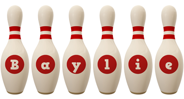 Baylie bowling-pin logo