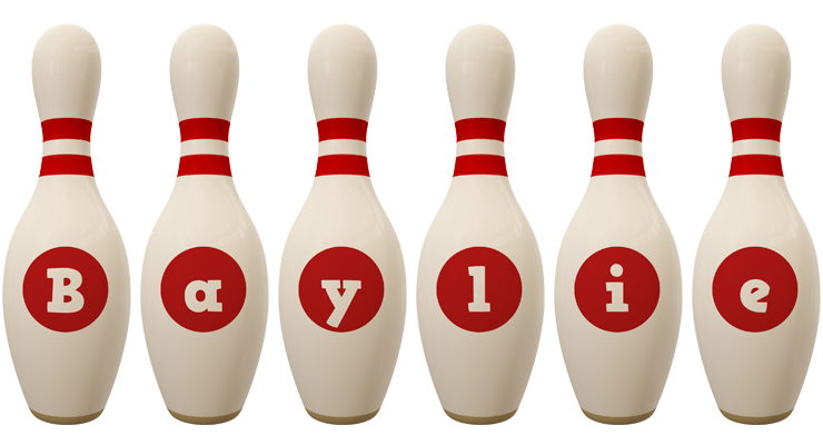 Baylie bowling-pin logo