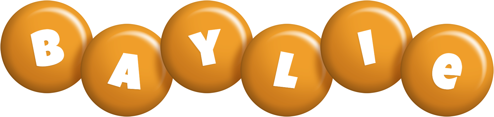 Baylie candy-orange logo