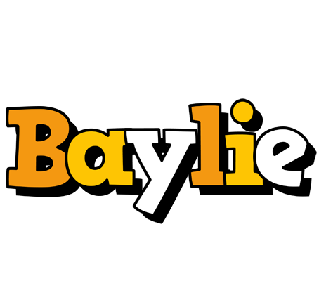 Baylie cartoon logo
