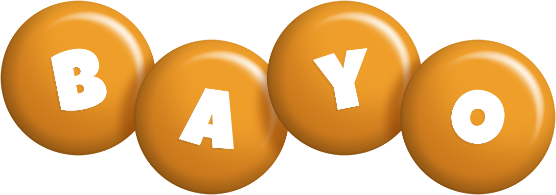 Bayo candy-orange logo
