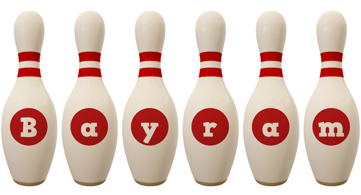 Bayram bowling-pin logo