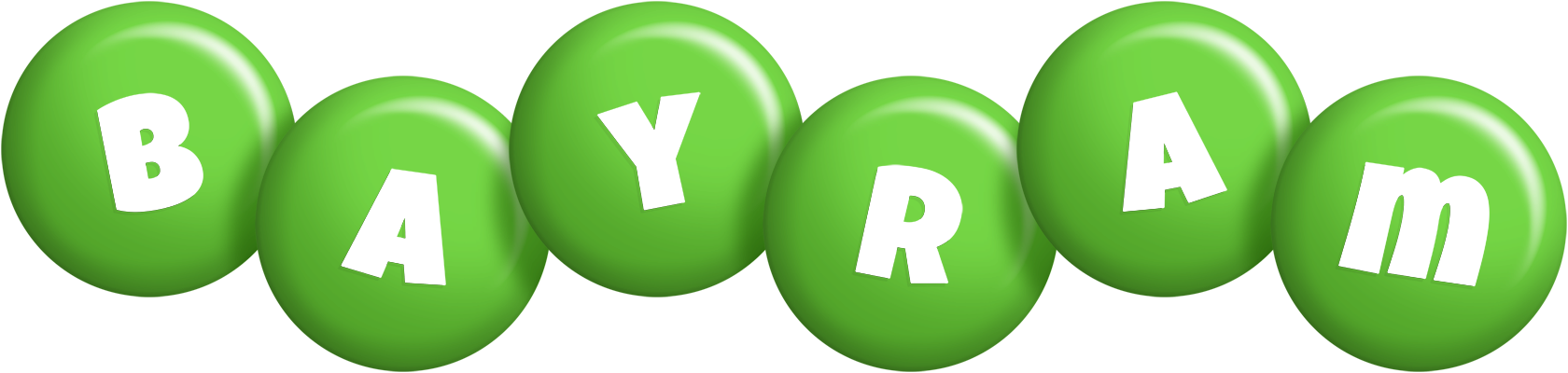 Bayram candy-green logo