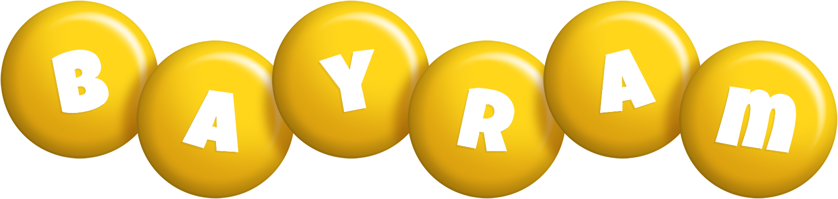 Bayram candy-yellow logo