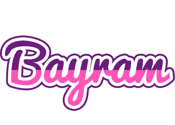 Bayram cheerful logo