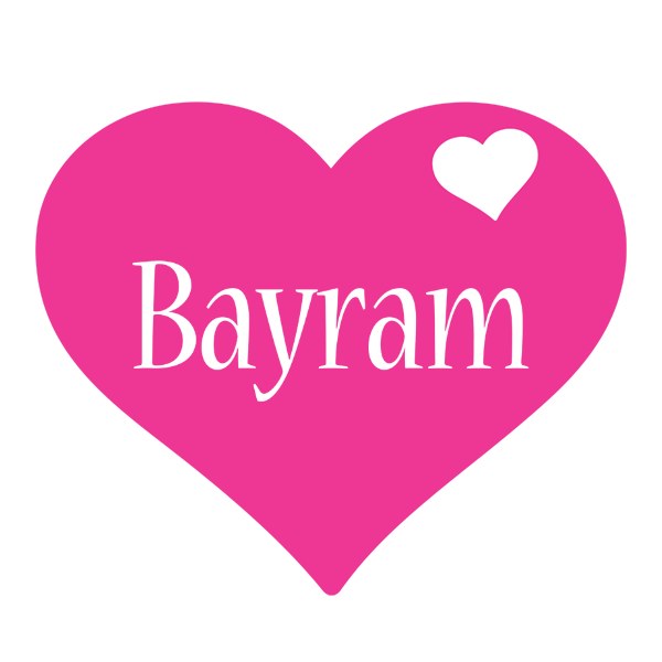 Bayram love-heart logo