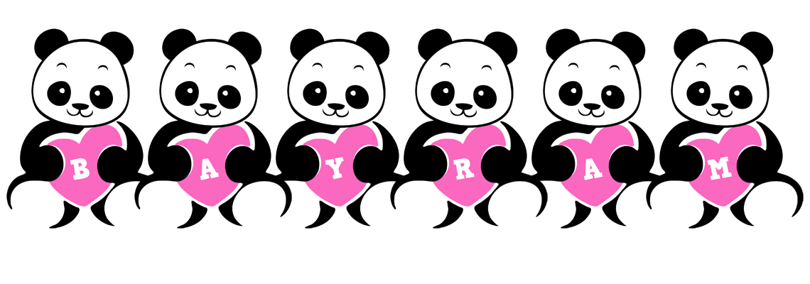 Bayram love-panda logo