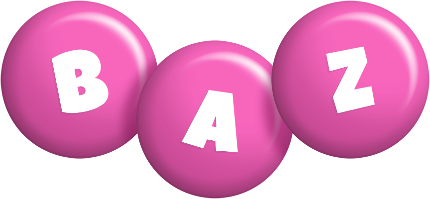 Baz candy-pink logo