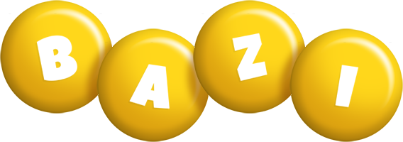 Bazi candy-yellow logo