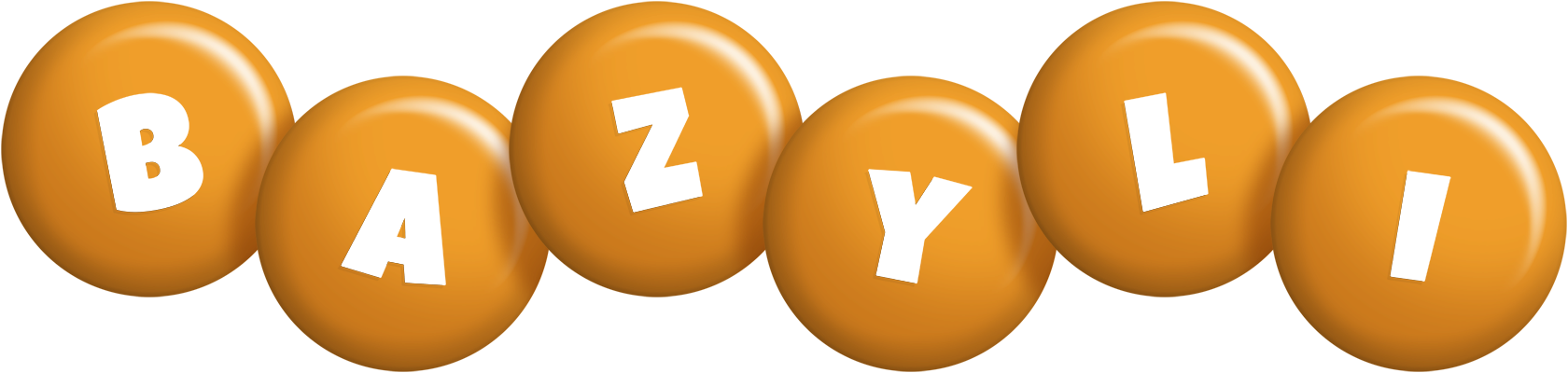 Bazyli candy-orange logo