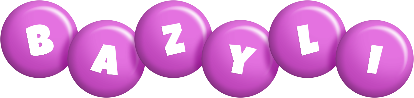 Bazyli candy-purple logo