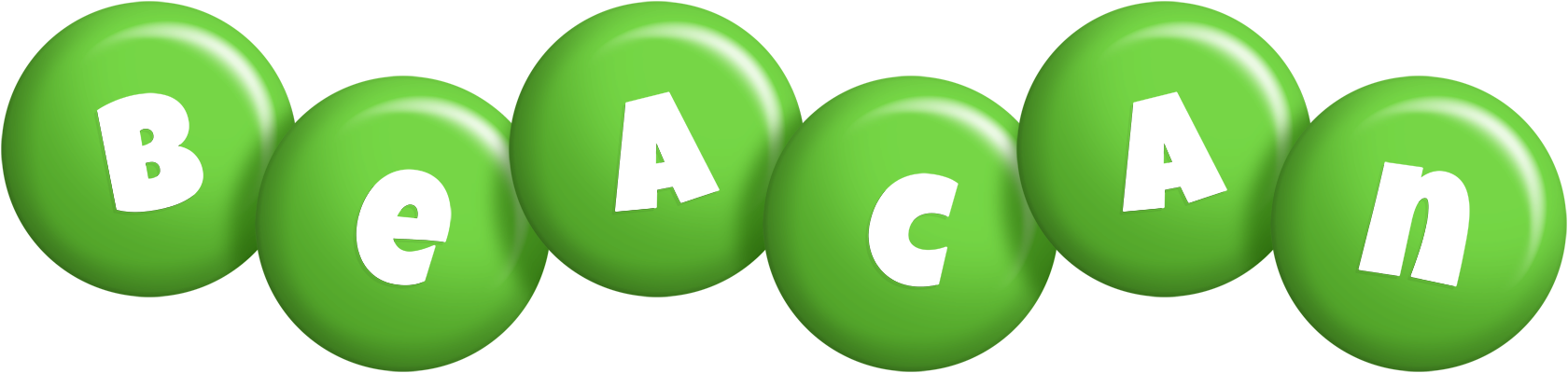 Beacan candy-green logo